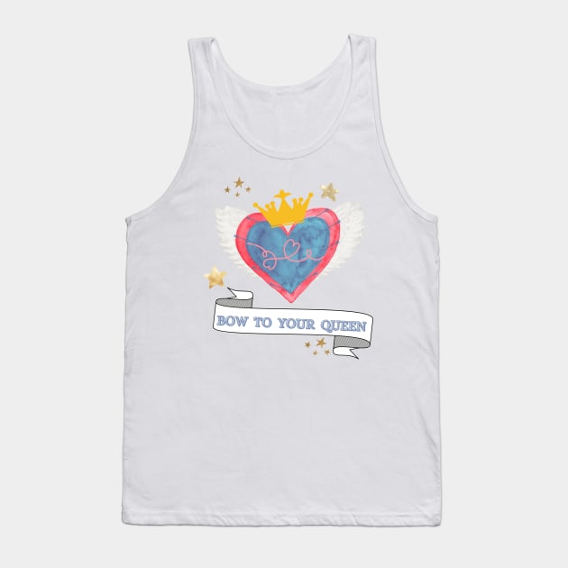 Bow to your queen Tank Top by Once Upon a Find Couture 